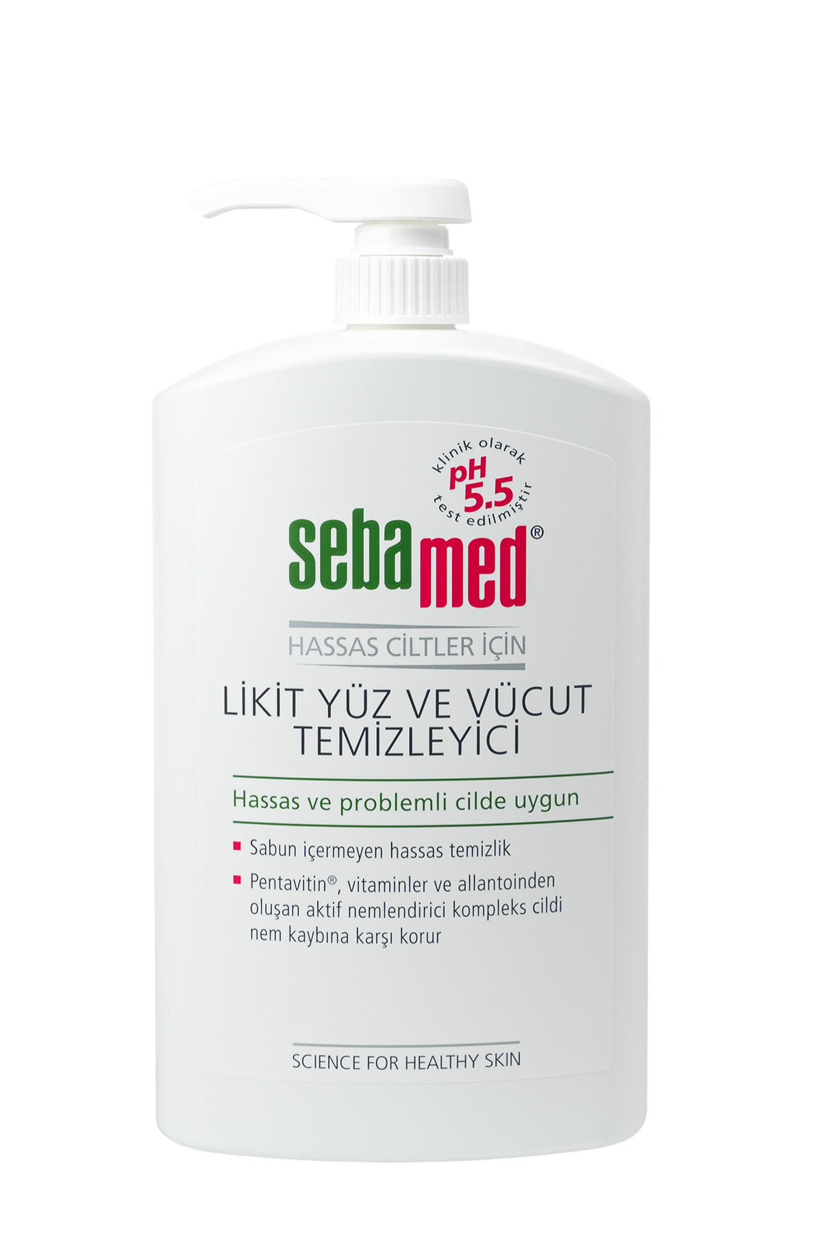 SEBAMED LİKİT YÜZ & VÜCUT TEMİZLEYİCİ 1000 ML-