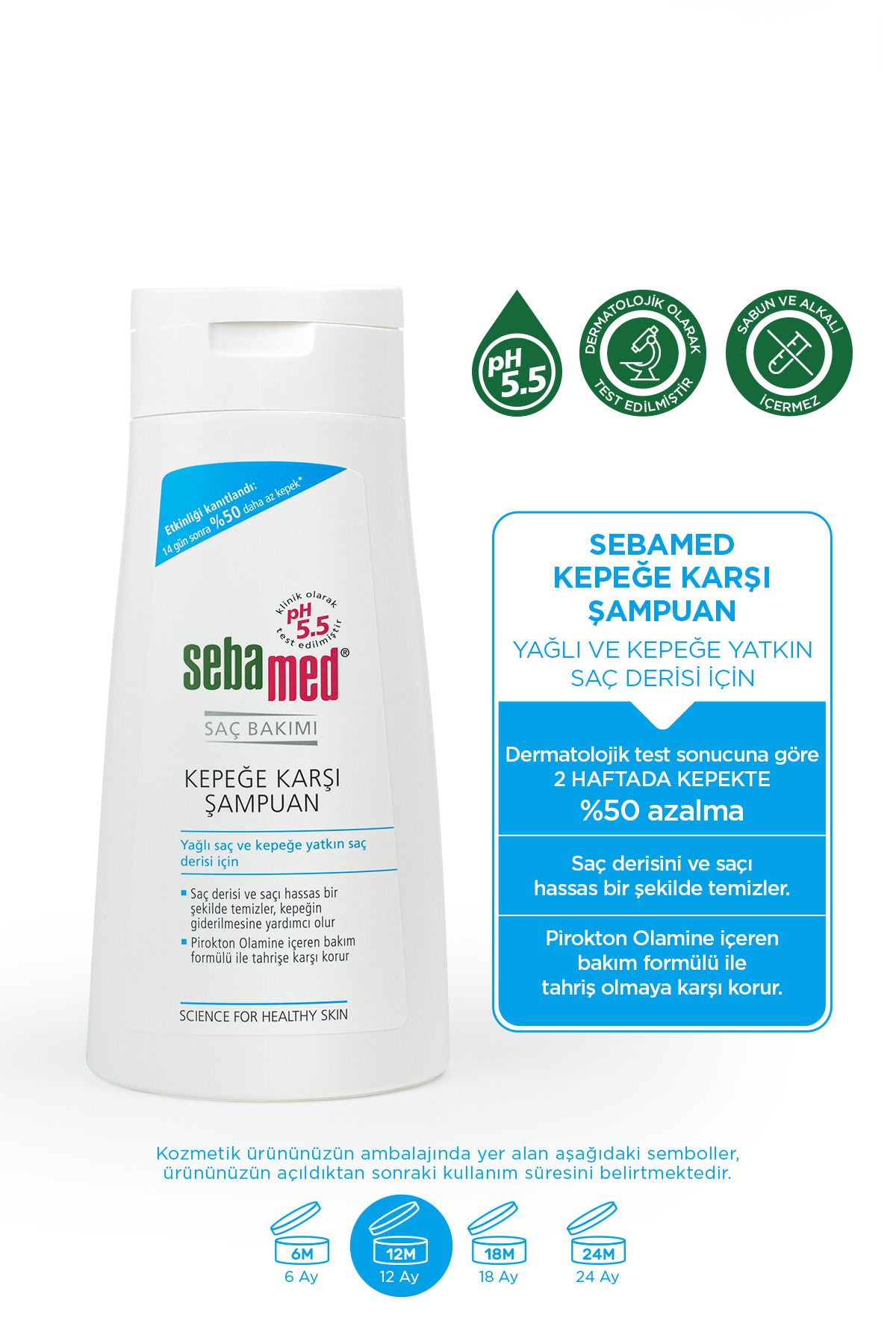 SEBAMED KEPEK ÖNLEYİCİ 400 ML-