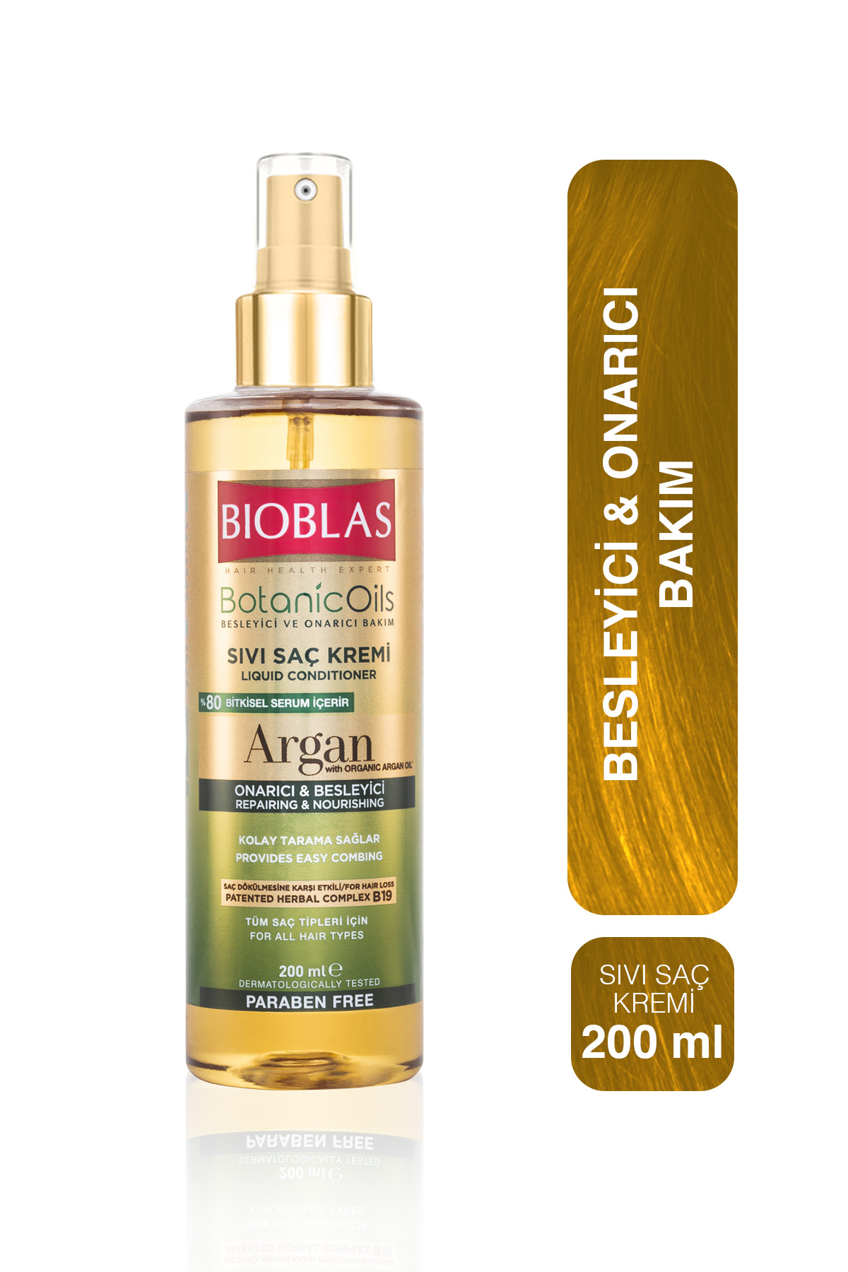 BİOBLAS BOTANİC OİLS ARGAN YAĞLI SAÇ KREMİ 200 ML-