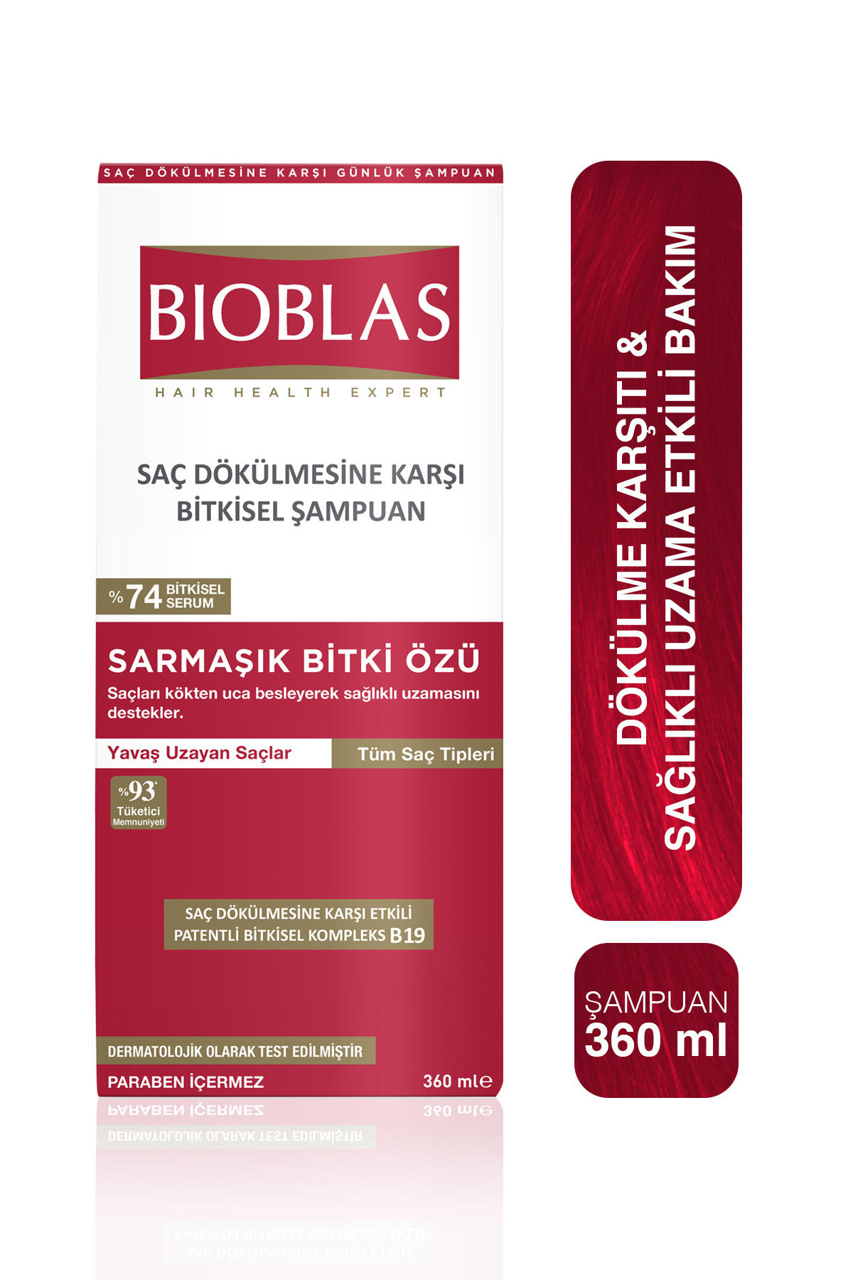BİOBLAS PROCYANİDİN SAÇ DÖKÜLMESİNE KARŞI SAĞLIKLI ŞAMPUAN 360ML-