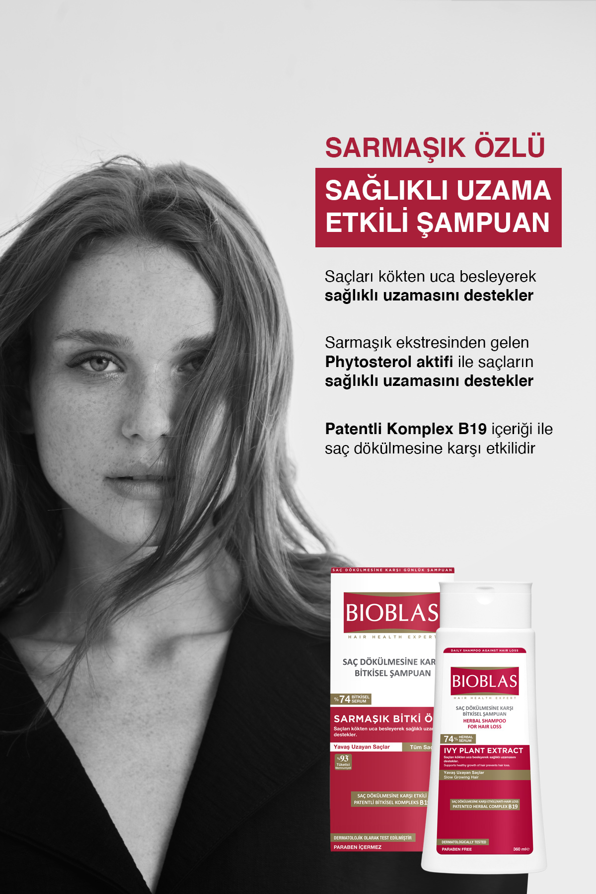 BİOBLAS PROCYANİDİN SAÇ DÖKÜLMESİNE KARŞI SAĞLIKLI ŞAMPUAN 360ML-