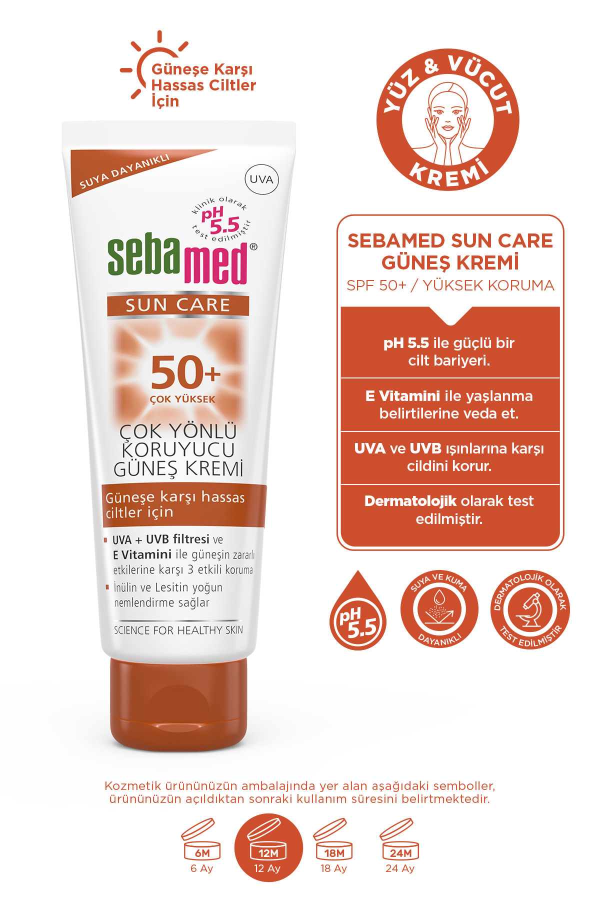 SEBAMED SUN CARE KORUYUCU GÜNEŞ KREMİ SPF 50 75 ML-