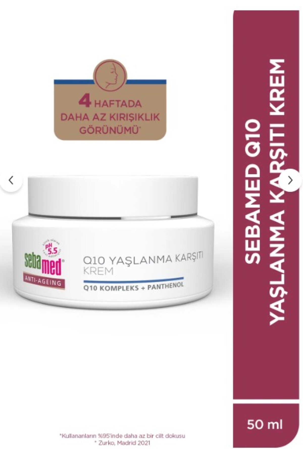 SEBAMED Q10 YASLANMA KARSİTİ KORUYUCU KREM 50 ML-