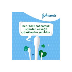 JOHNSONS BABY KULAK TEMİZLEME ÇUBUĞU 100 ADET-