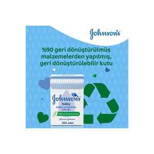 JOHNSONS BABY KULAK TEMİZLEME ÇUBUĞU 100 ADET-