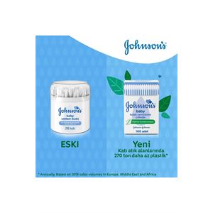 JOHNSONS BABY KULAK TEMİZLEME ÇUBUĞU 100 ADET-