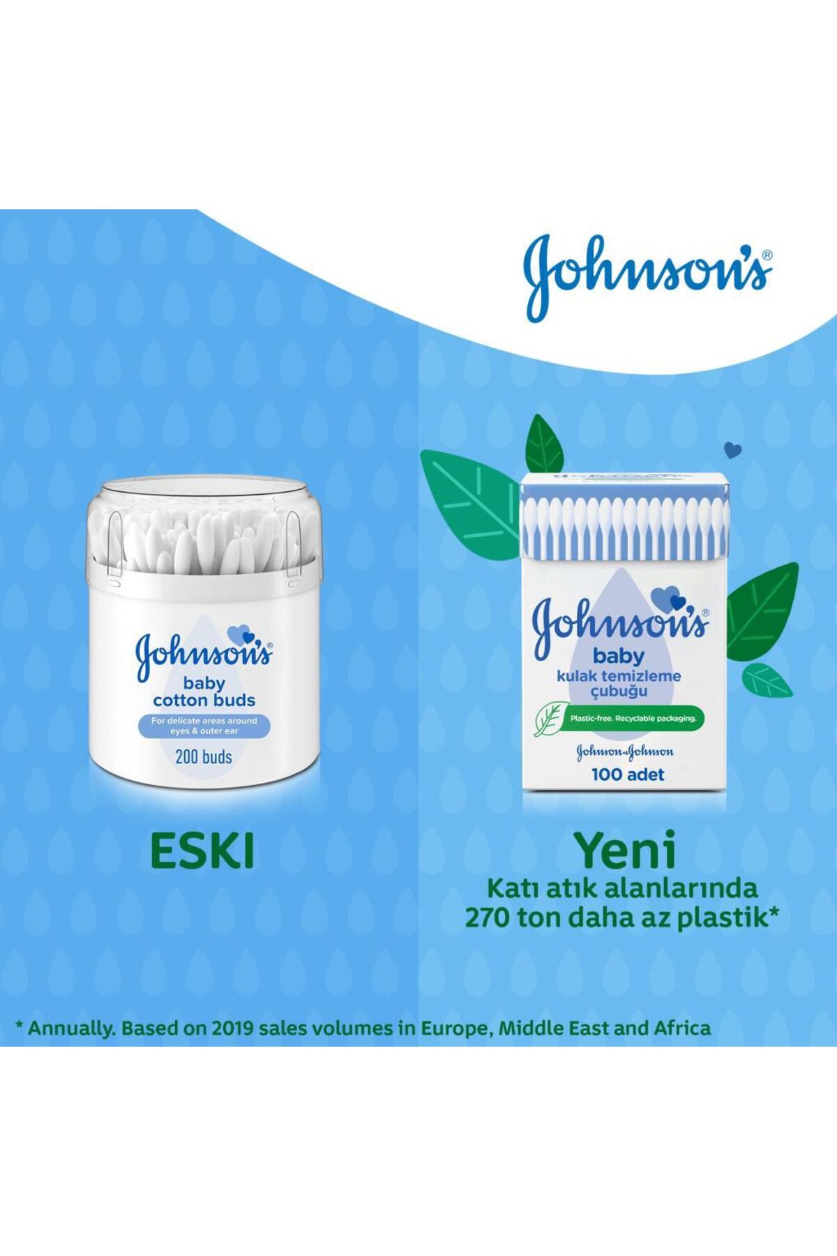 JOHNSONS BABY KULAK TEMİZLEME ÇUBUĞU 100 ADET-