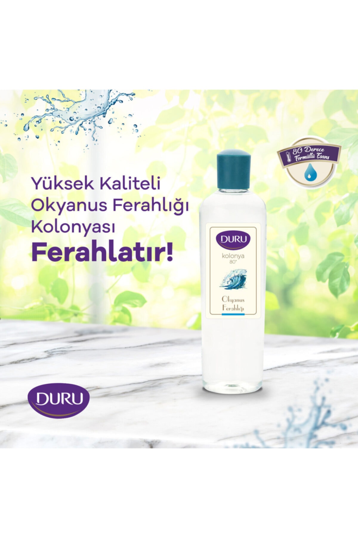 DURU  OKYANUS PET ŞİŞE KOLONYA 400 ML-