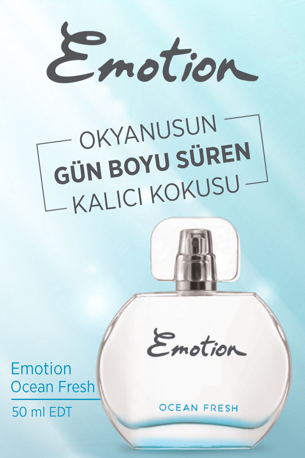 EMOTİON OCEAN FRESH EDT KADIN PARFÜM 50 ML & DEODODORANT 150ML-