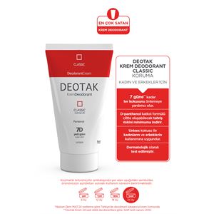NORMAL CİLTLER IÇİN KLASİK KREM DEODORANT 35ML-