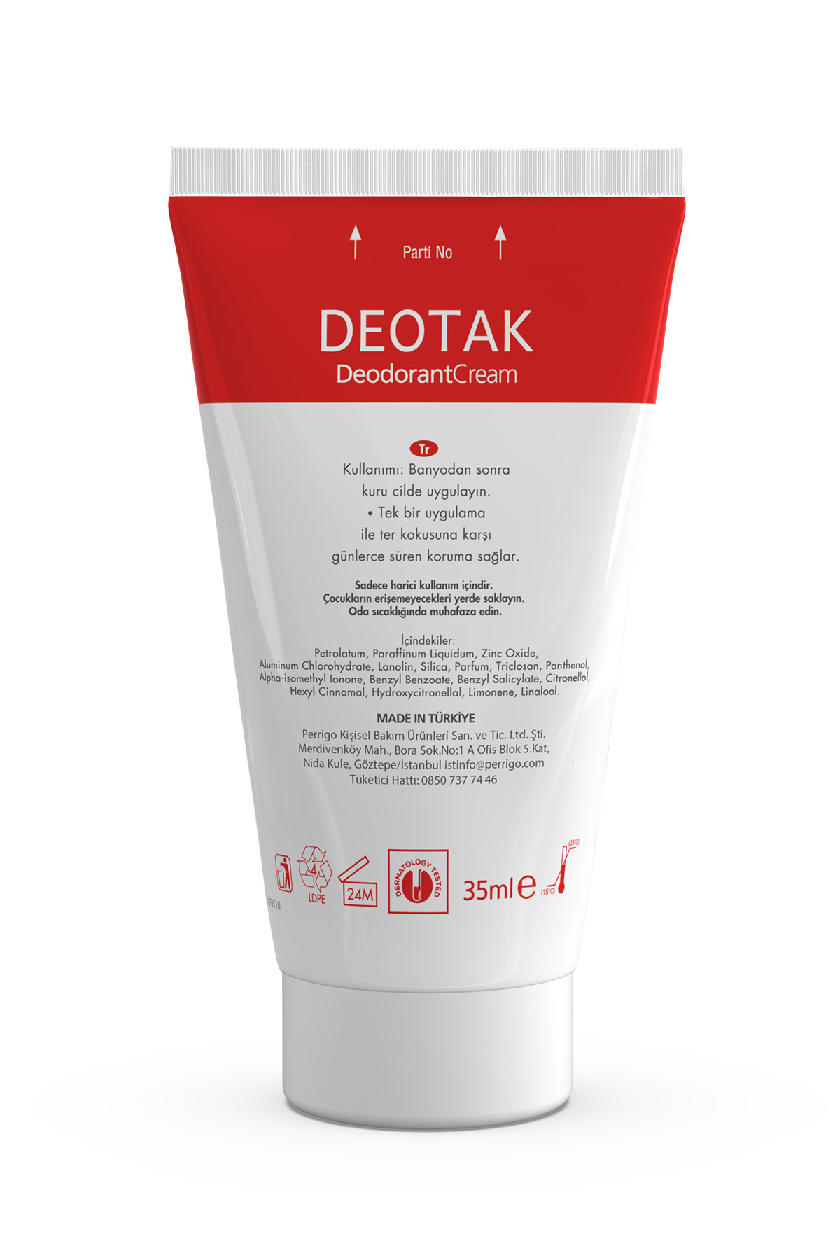 NORMAL CİLTLER IÇİN KLASİK KREM DEODORANT 35ML-