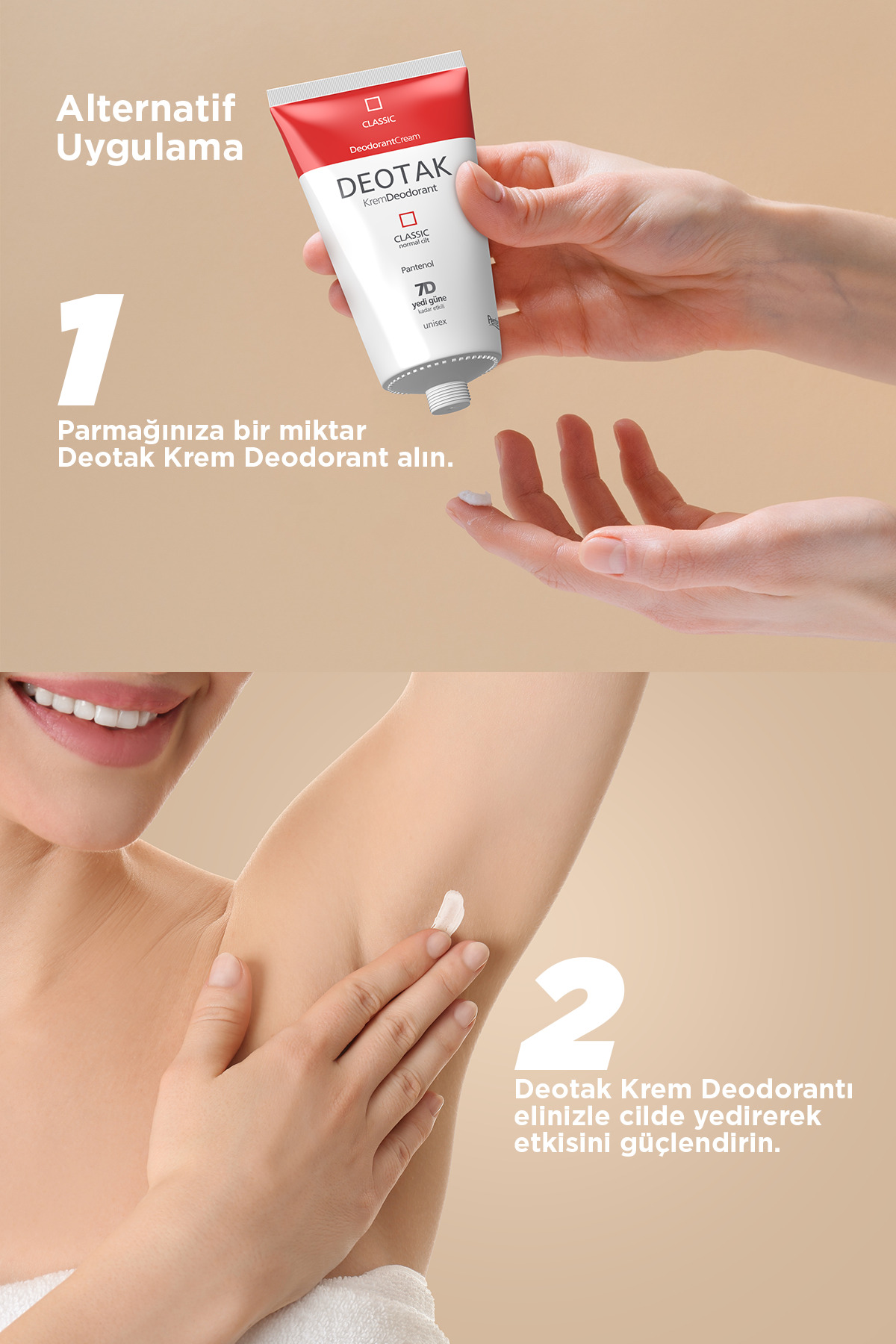 NORMAL CİLTLER IÇİN KLASİK KREM DEODORANT 35ML-