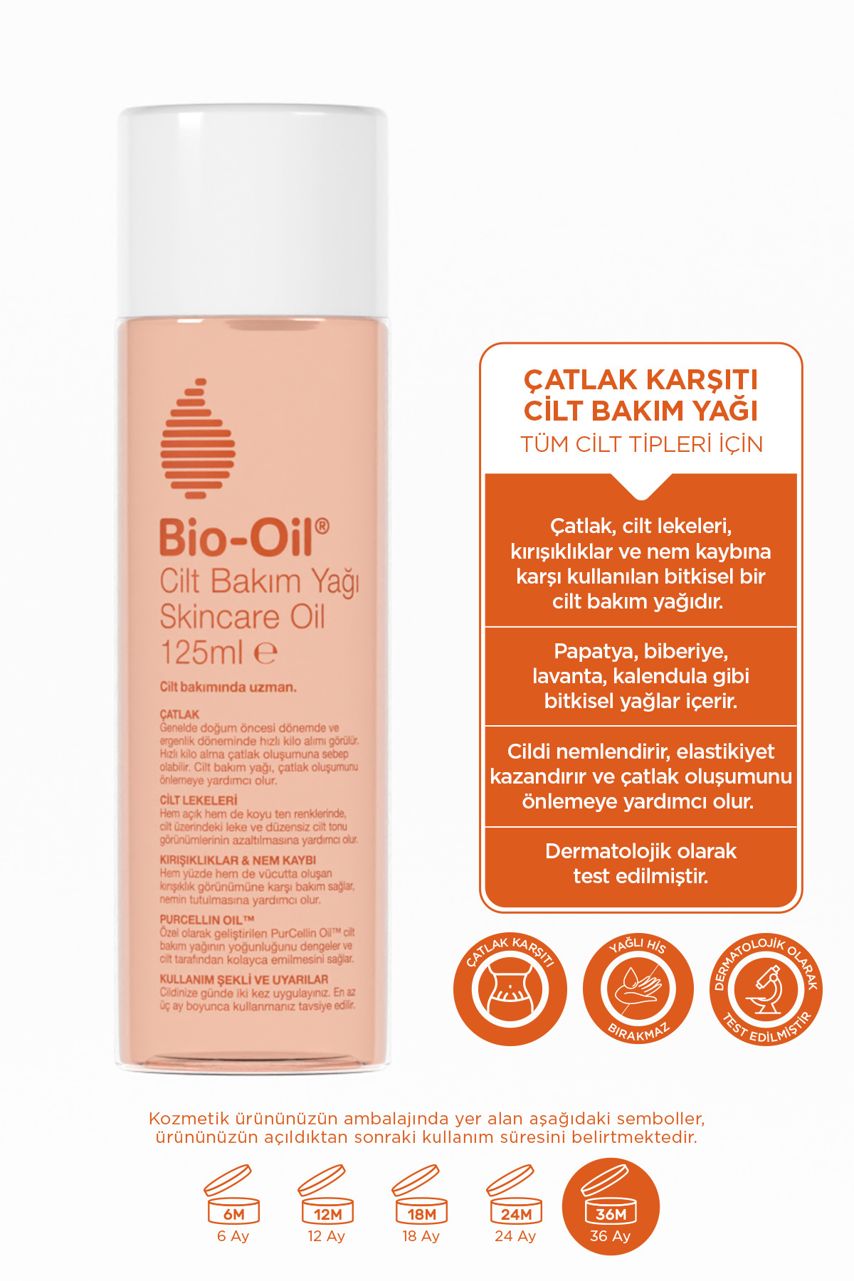 BİO-OİL ÇATLAK KARŞITI & NEMLENDİRİCİ CİLT BAKIM YAĞ 125ML-