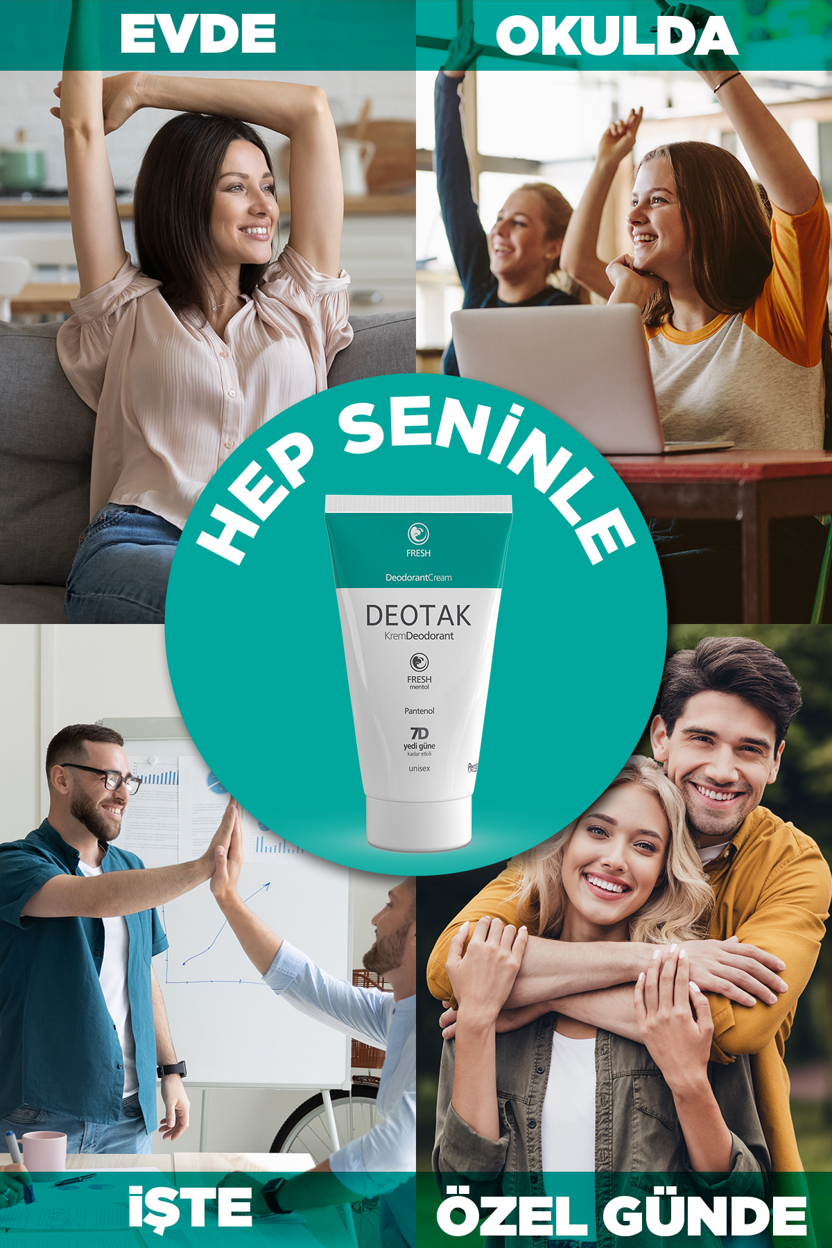 DEOTAK FRESH KREM DEODORANT 35 ML-