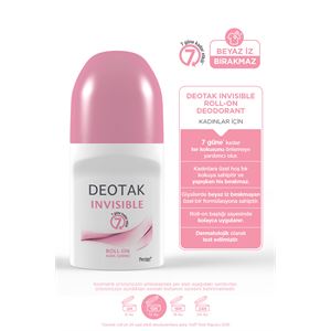 DEOTAK INVISIBLE KADINLAR IÇİN ROLL-ON 35 ML-