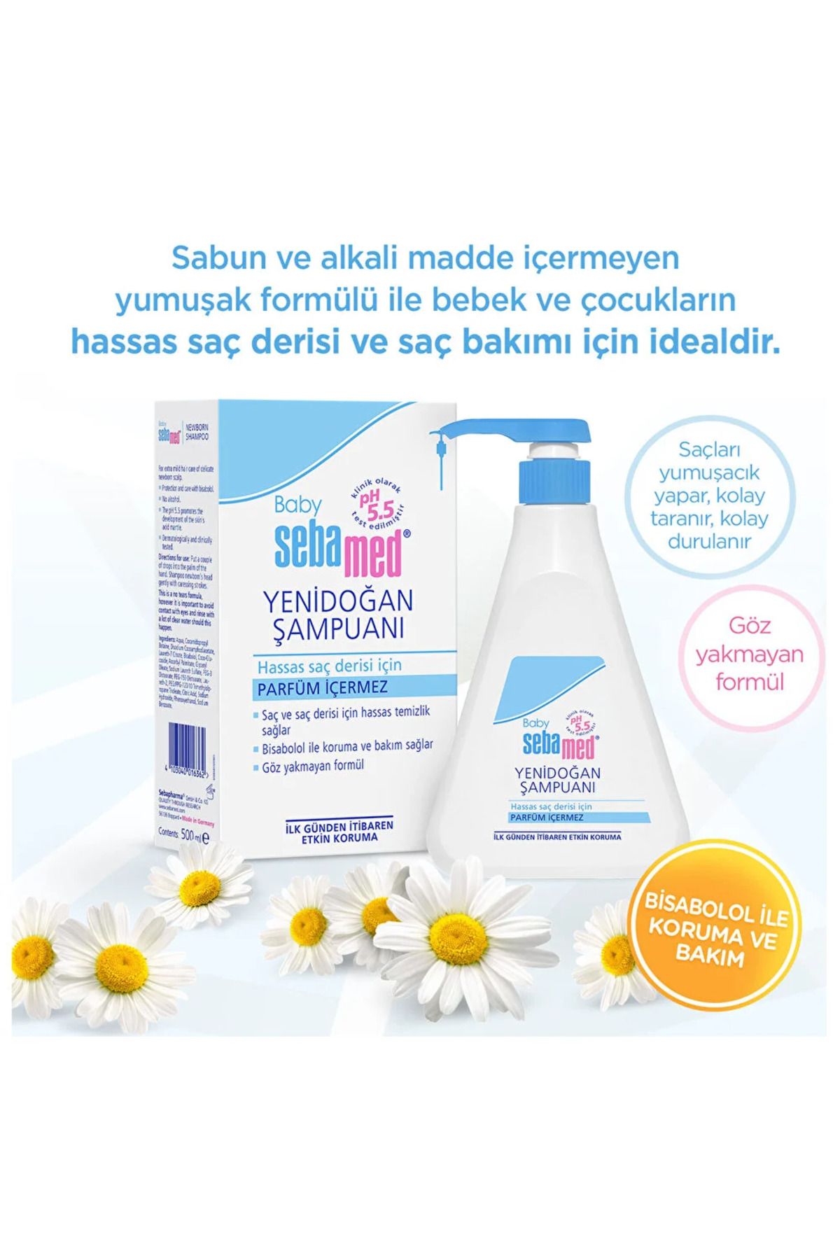 SEBAMED BEBE YENİDOĞAN ŞAMPUANI 250ML-