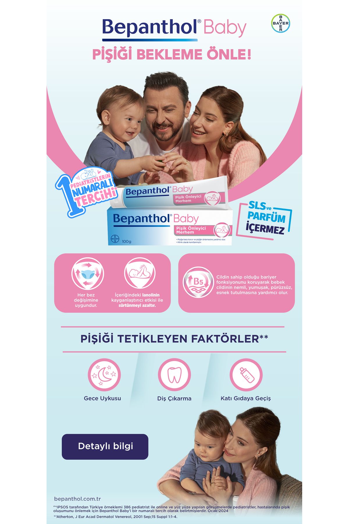 Bepanthol Baby Pişik Önleyici Merhem 30gr-