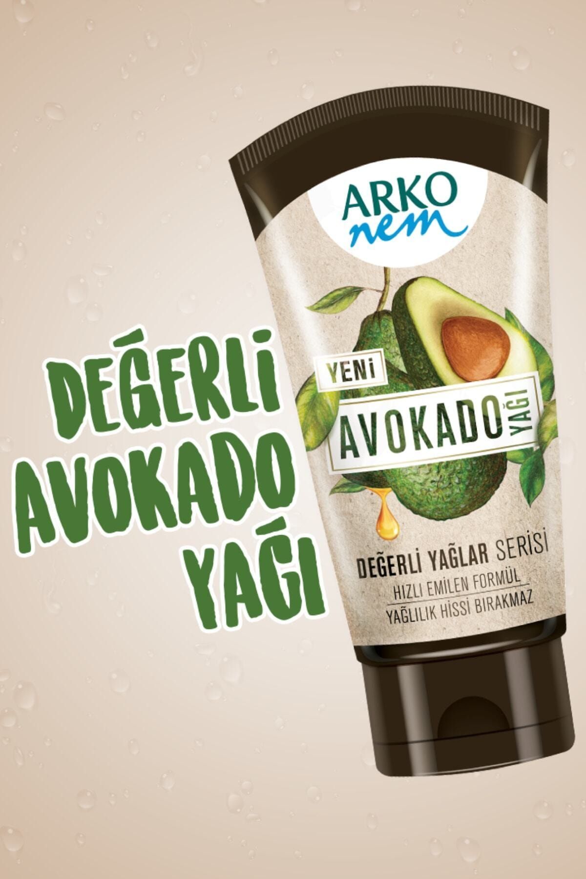 ARKO NEM KREM DEĞERLİ YAĞLAR AVAKODO 60 ML-