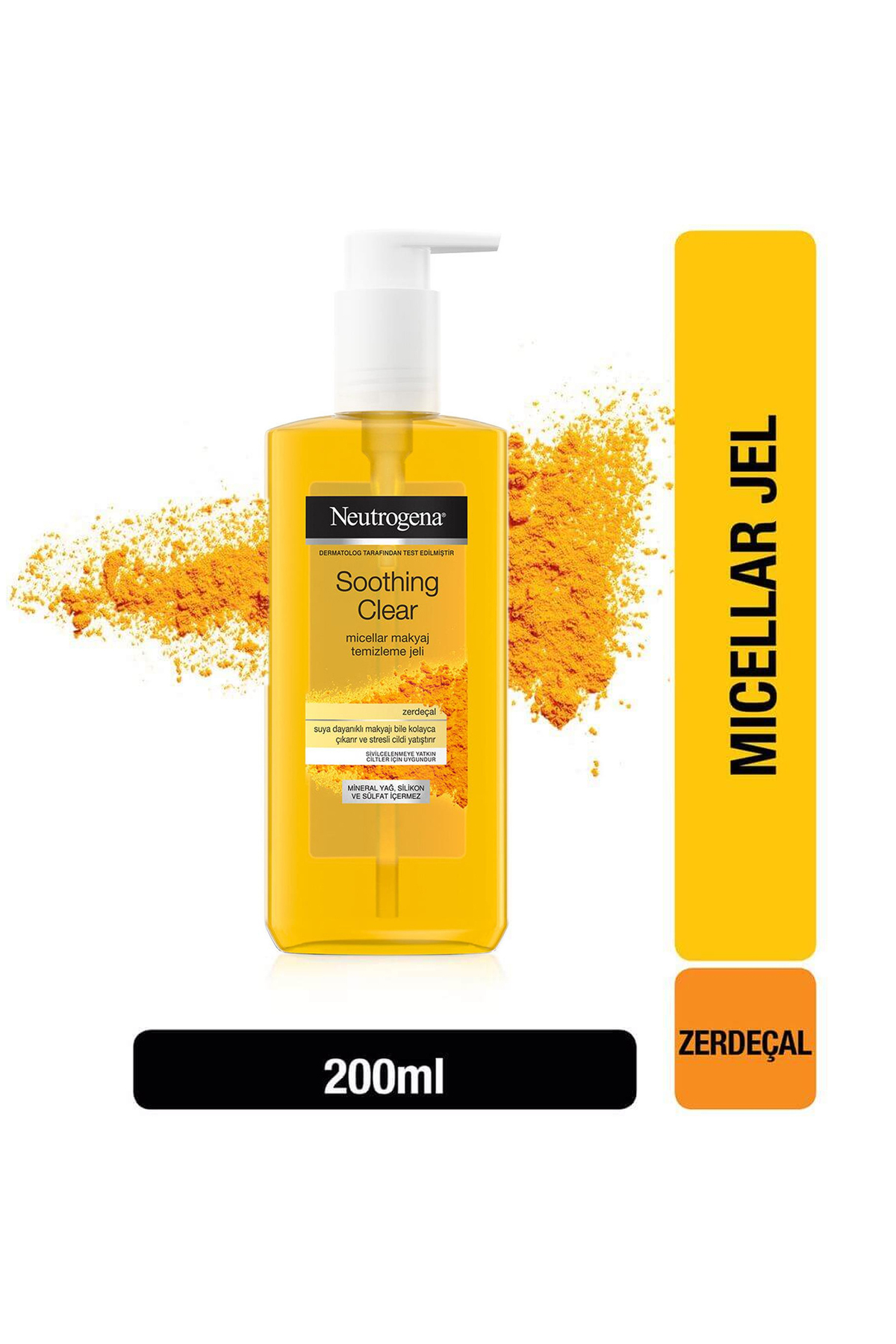 NEUTROGENA SOOTHİNG CLEAR MİCELLAR MAKYAJ TEMİZLEME JELİ 200ML-