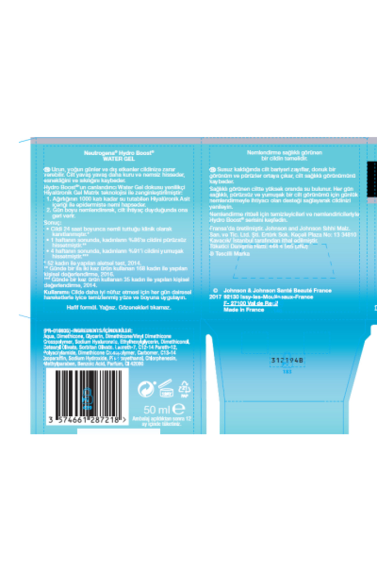 HYDRO BOOST WATER GEL NEMLENDİRİCİ NORMAL CİLTLER-