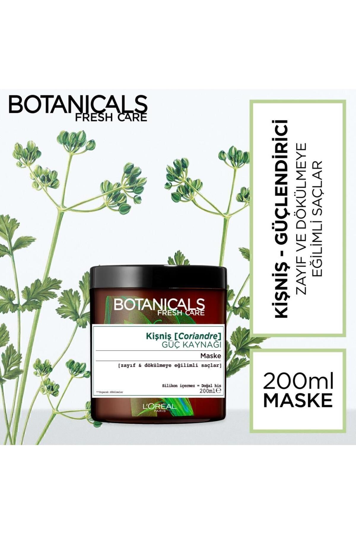 BOTANİCALS KİŞNİŞ GÜÇ KAYNAĞI SAÇ MASKESİ 200 ML-