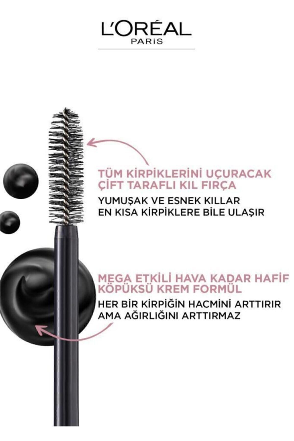 LOREAL PARİS AİR VOLUME MEGA HACİM VEREN MASKARA-