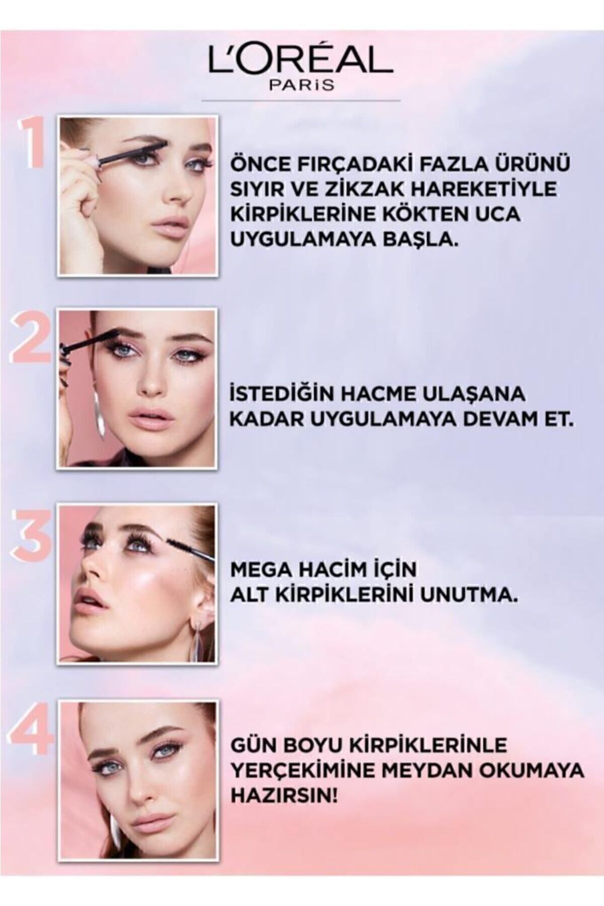 LOREAL PARİS AİR VOLUME MEGA HACİM VEREN MASKARA-