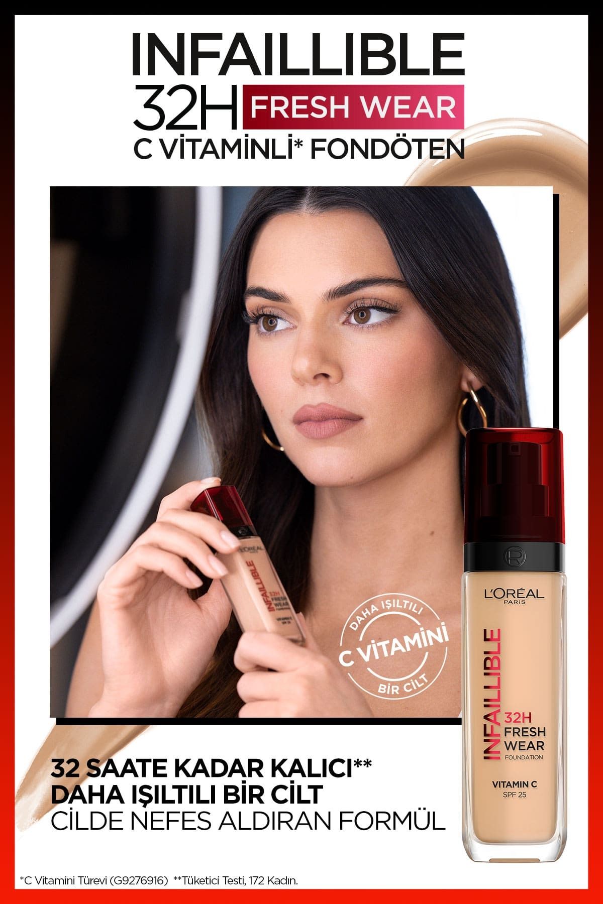 LOREAL PARİS UZUN SÜRE KALICI FONDÖTEN 125 NATURAL ROSE-