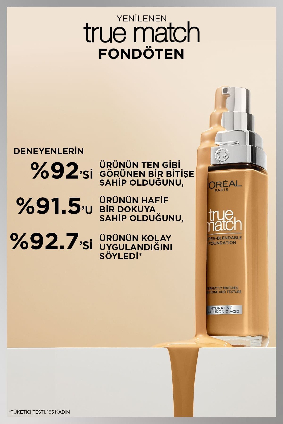 LOREAL PARİS TRUE MATCH  FONDÖTEN 1N IVORY-