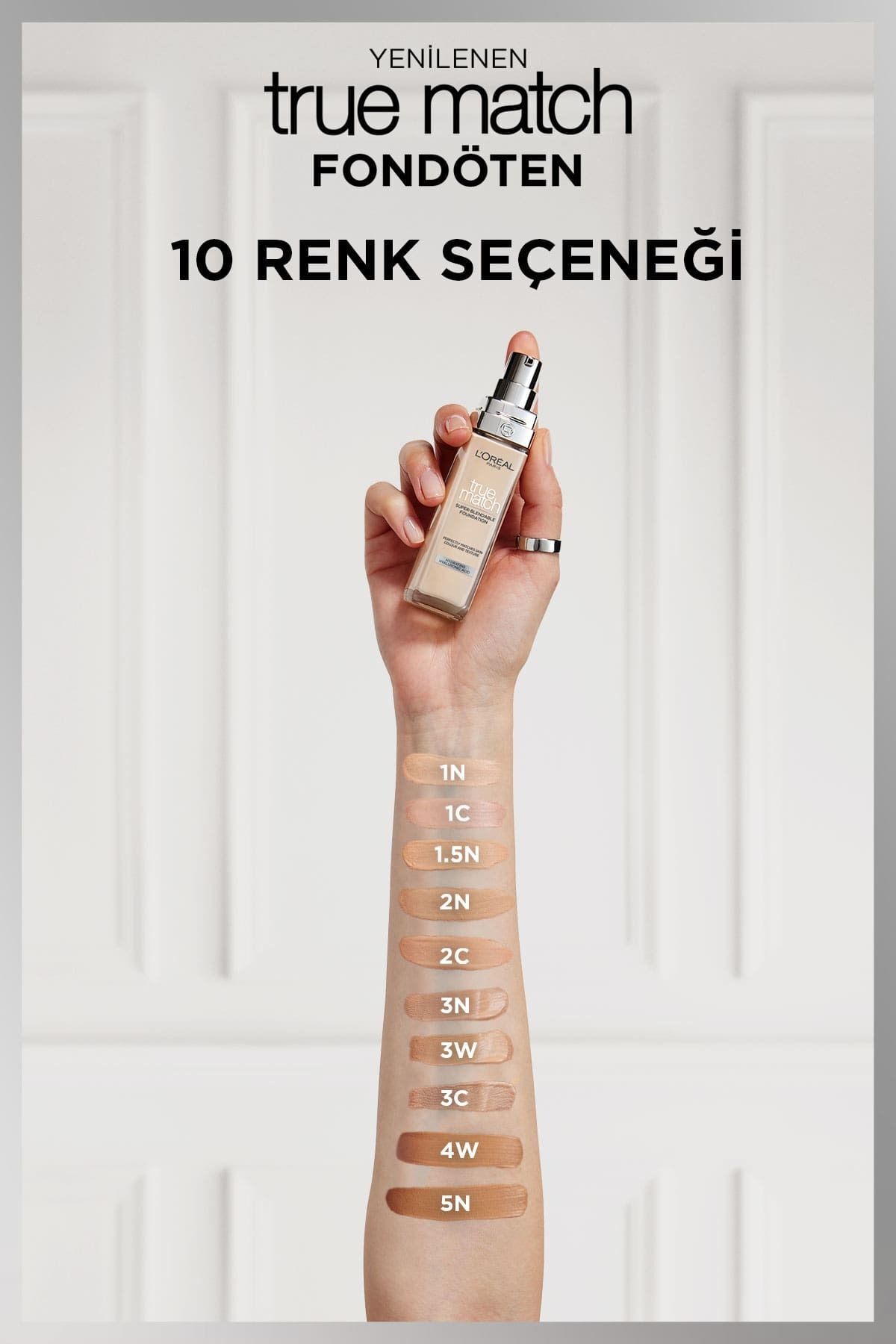 LOREAL PARİS TRUE MATCH  FONDÖTEN 1N IVORY-