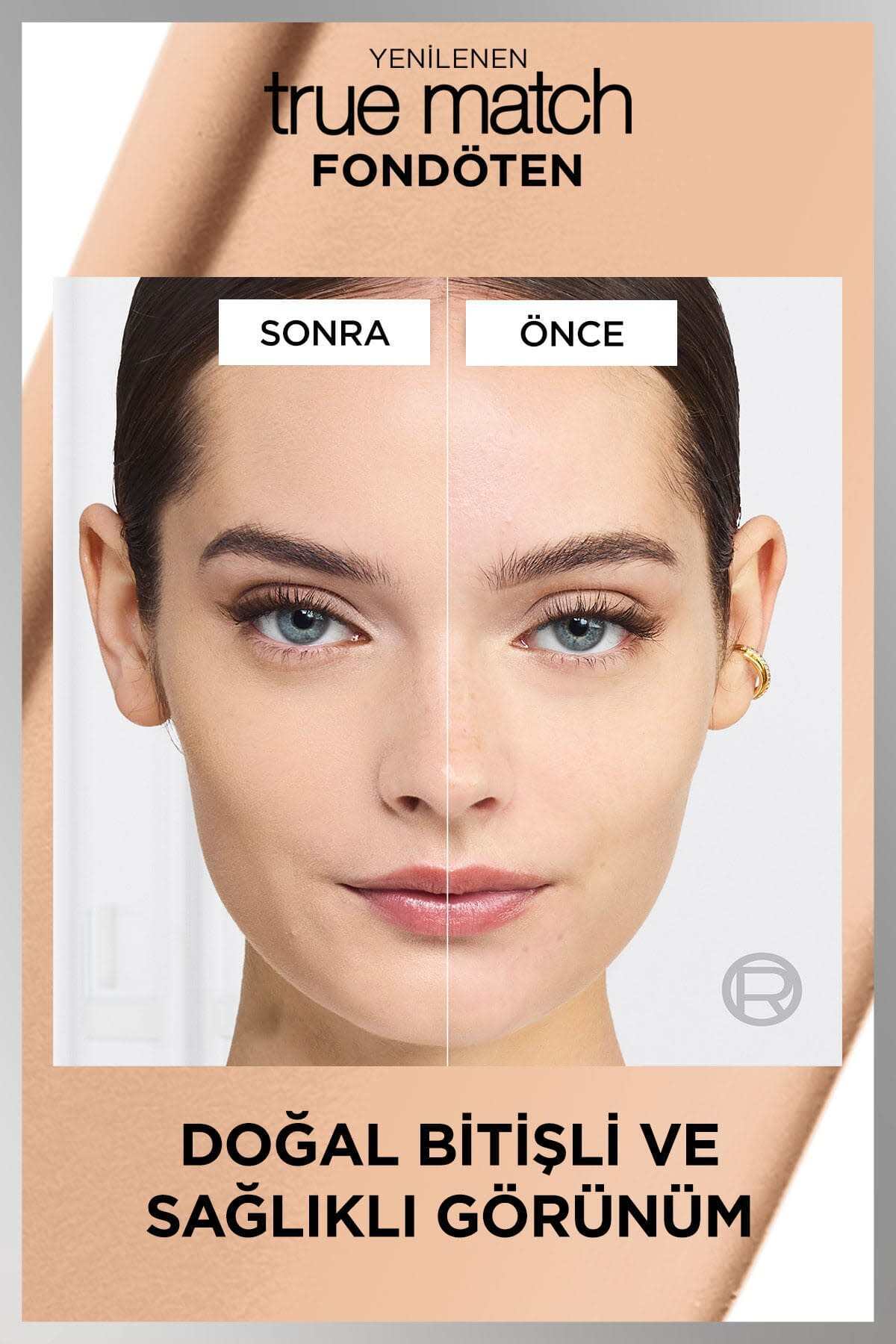 LOREAL PARİS TRUE MATCH  1R ROSE IVORY FONDÖTEN-