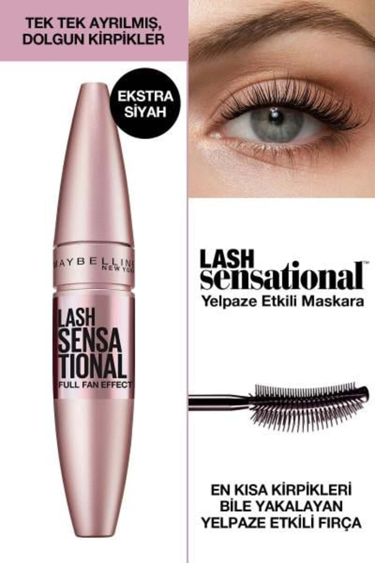 MAYBELLİNE NEW YORK LASH SENSATİONAL YELPAZE ETKİL-