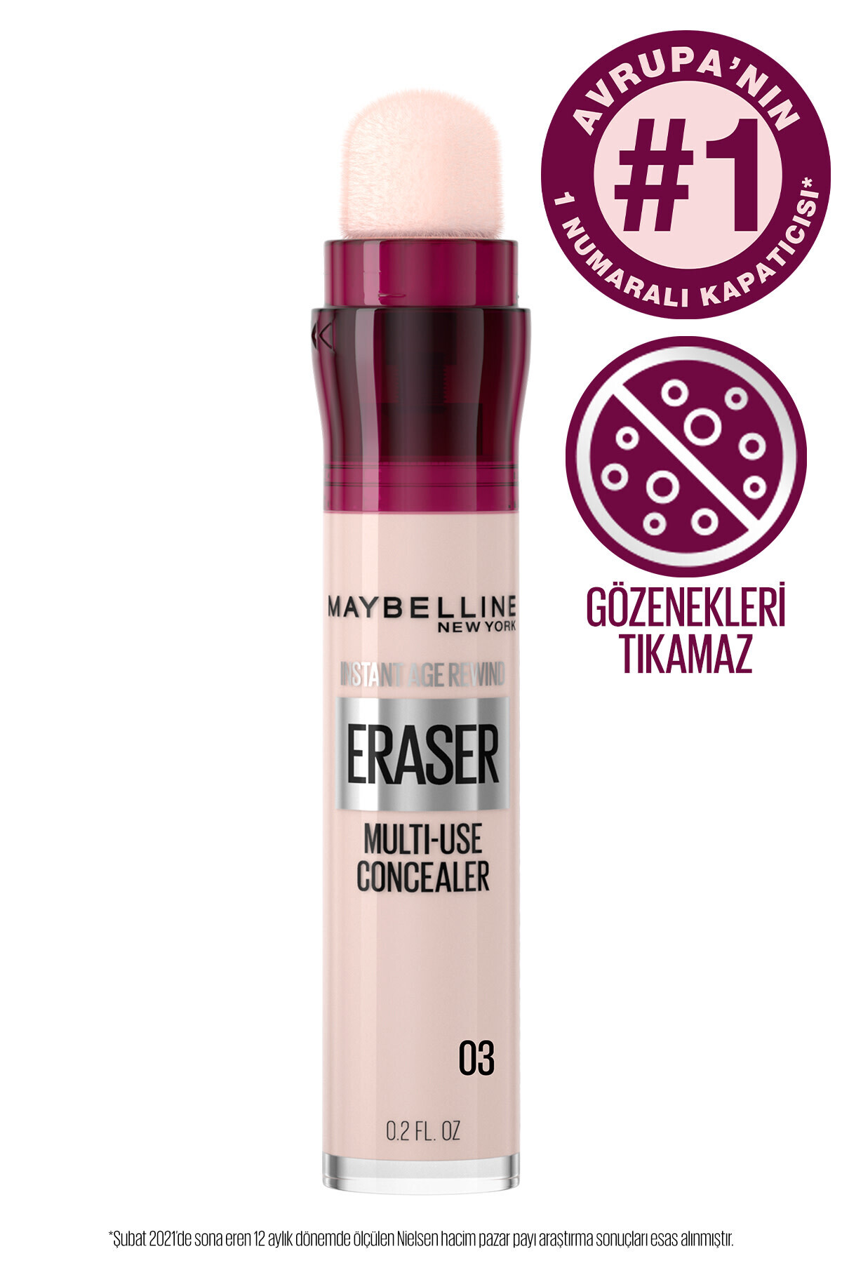 MAYBELLİNE NEW YORK KAPATICI - INSTANT AGE ERASER 03 FAİR-