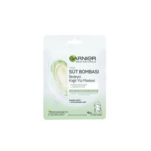 GARNİER SÜT BOMBASI BESLEYİCİ BADEM SÜTÜ KAĞIT YÜZ MASKESİ-