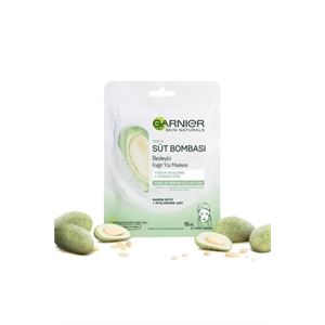 GARNİER SÜT BOMBASI BESLEYİCİ BADEM SÜTÜ KAĞIT YÜZ MASKESİ-