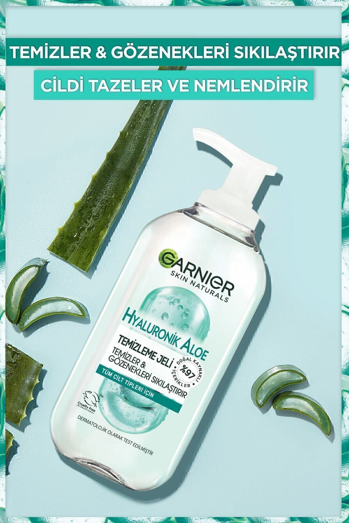 GARNİER HYALURONİK ALOE TEMİZLEME JELİ 200 ML-