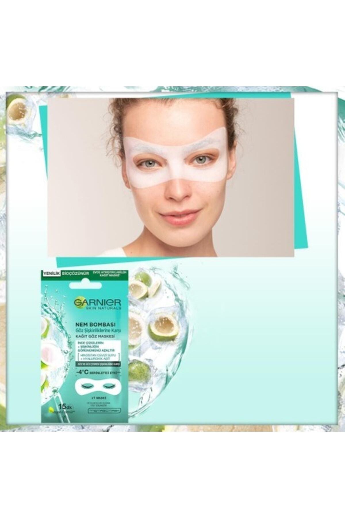 GARNİER GÖZ ALTI TORBALARINA KARŞI KAĞIT GÖZ MASKESİ-