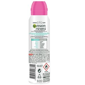 GARNİER MİNERAL LEKESİZ KORUMA FERAH KOKU DEODORANT 150ML-