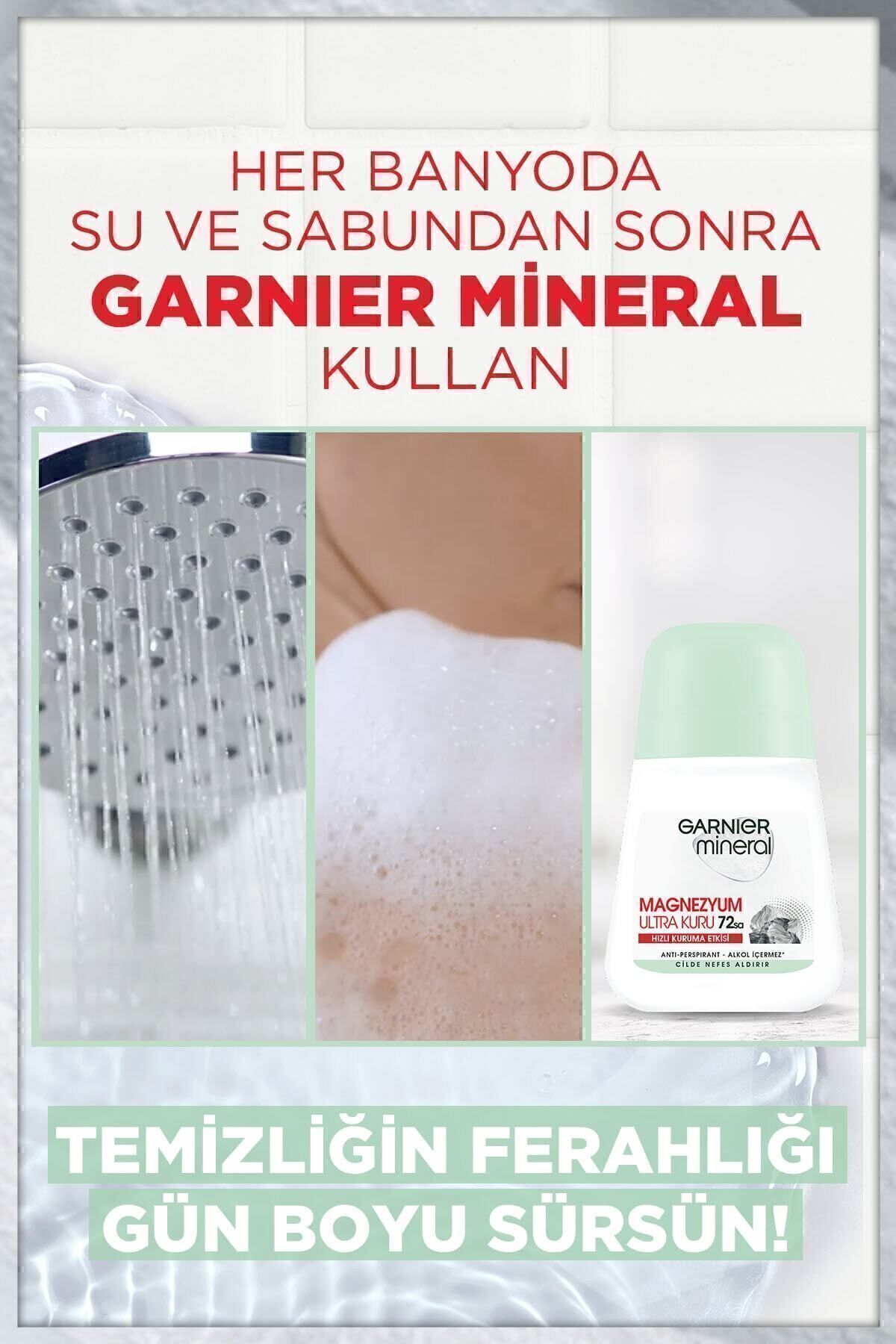 GARNİER MİNERAL MAGNEZYUM ULTRA KURU ROLL-ON DEODO-