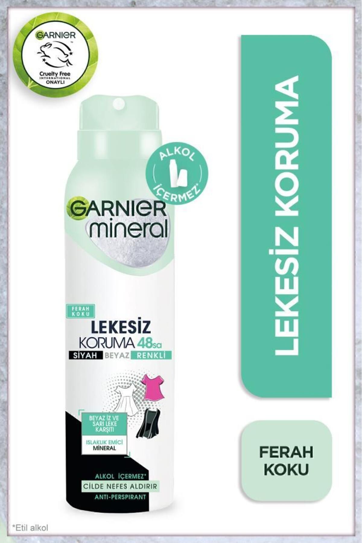 GARNİER ANTİ - PERSPİRANT SPREY DEODORANT - LEKESİ-