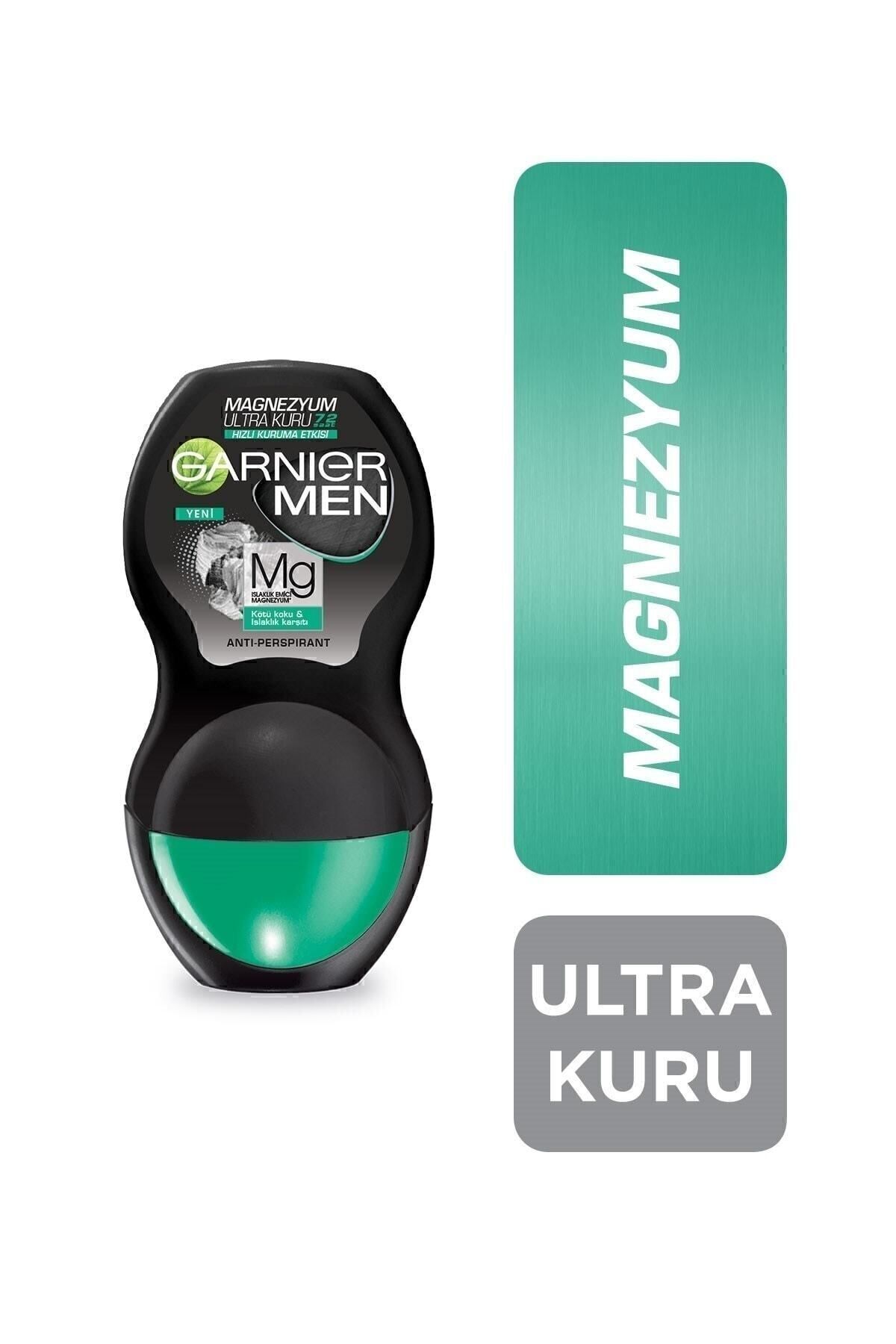 GARNİER MEN MAGNEZYUM ULTRA KURU ROLL-ON 50ML-