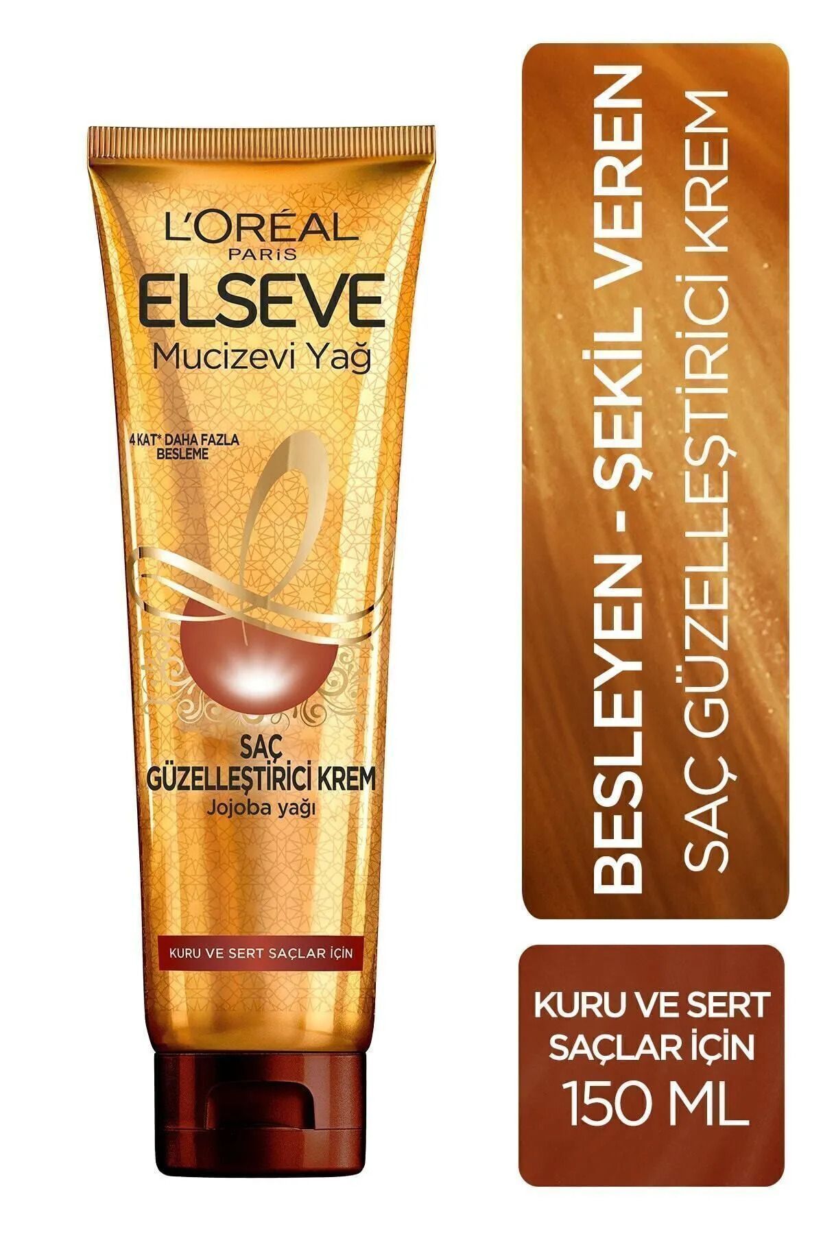 LOREAL ELSEVE MUCİZEVİ YAĞ BESLEYEN VE ŞEKİL VEREN SAÇ KREMİ 150ML-
