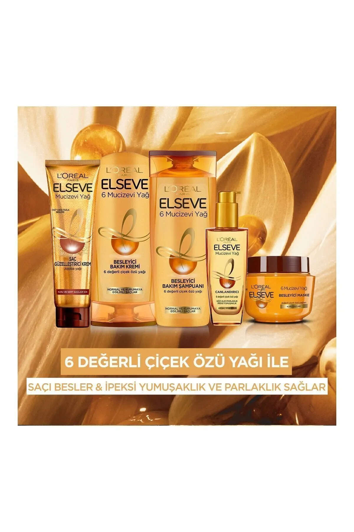 LOREAL ELSEVE MUCİZEVİ YAĞ BESLEYEN VE ŞEKİL VEREN SAÇ KREMİ 150ML-