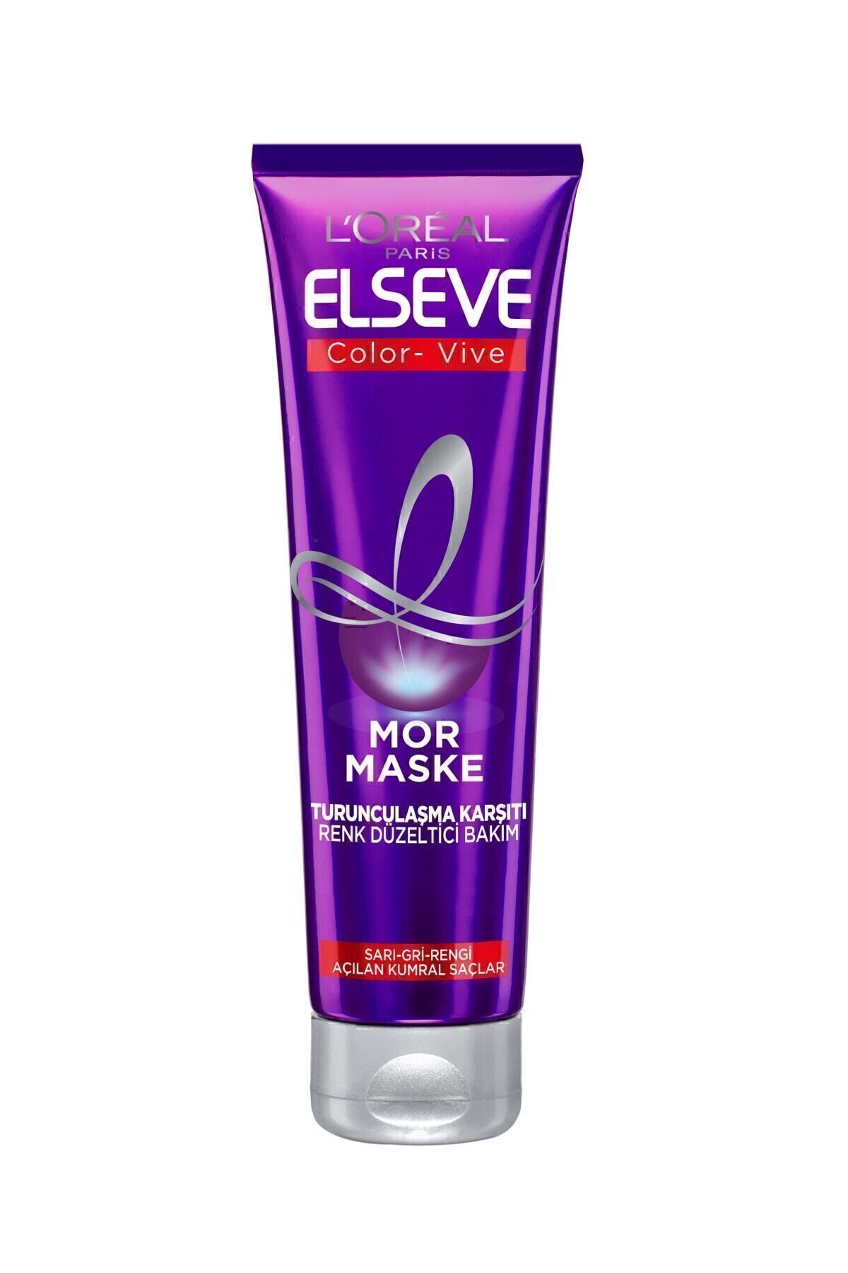 ELSEVE COLOR-VİVE PURPLE MASKE SİLVER MOR MASKE 150 ML-