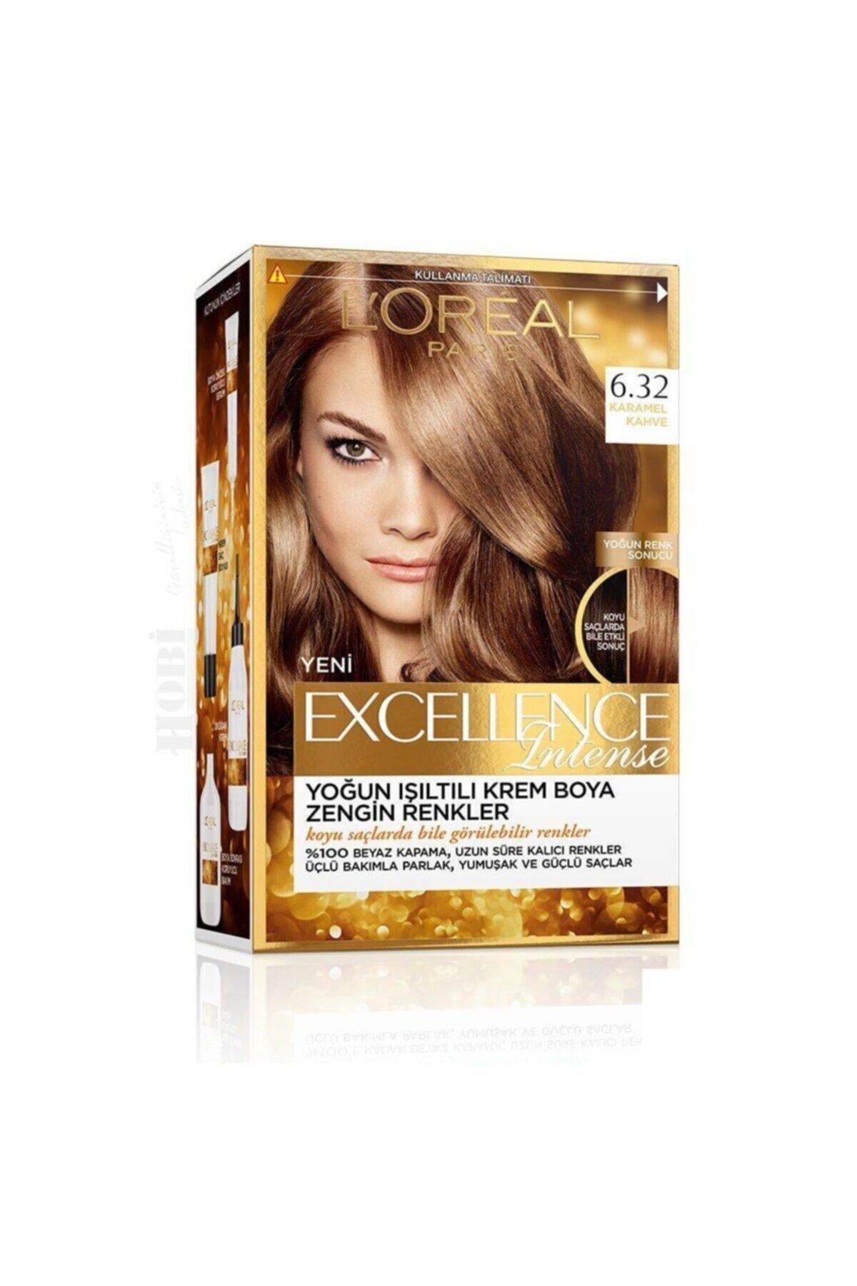 LOREAL PARİS EXCELLENCE INTENSE 6.32 KARAMEL KAHVE-