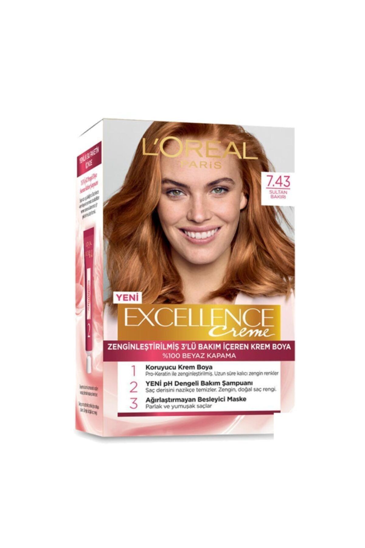 LORÉAL PARİS EXCELLENCE 7.43 CREME SULTAN-