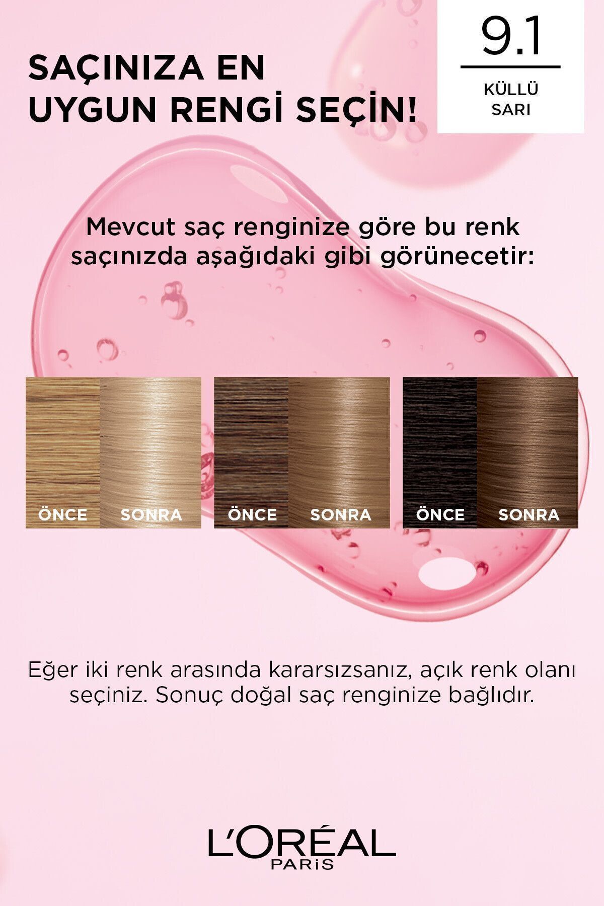 LORÉAL PARİS EXCELLENCE 9.1 CREME-
