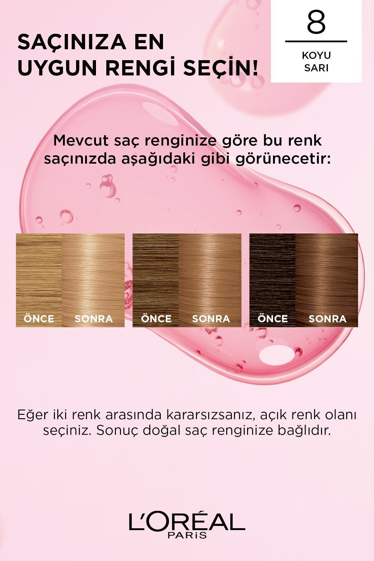 LORÉAL PARİS EXCELLENCE 8 CREME SAÇBOYA  KOYU SAR-