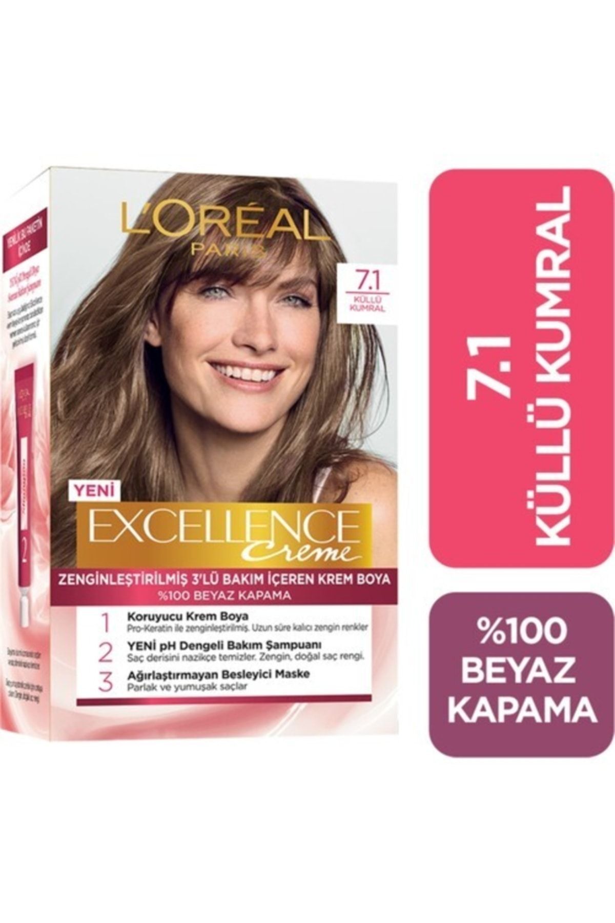 LORÉAL PARİS EXCELLENCE 7.1 CREME SAÇ BOYAKUMRAL-