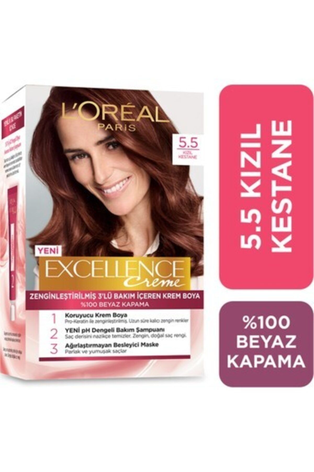 LORÉAL PARİS EXCELLENCE 5.5 CREME SAÇ BYA BRONZ-